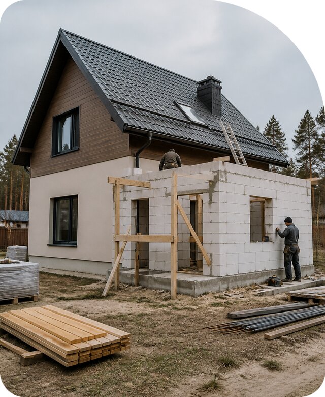Пристройка ванной комнаты в Соликамске по цене от 463725 р. | РадиДОМА-Слк