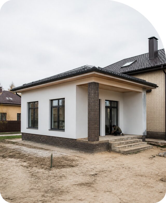 Строительство одноэтажной пристройки в Соликамске от 463725 р. | РадиДОМА-Слк